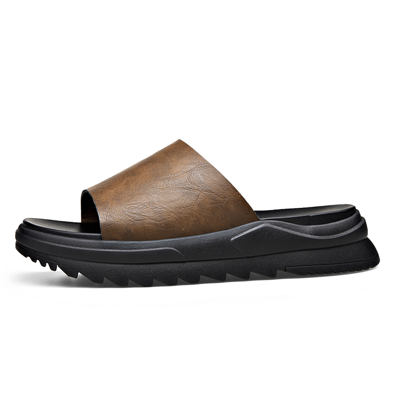 LUOMAIKE Мужские слайдеры черно-коричневые, цвет Brown
LUOMAIKE Мужские слайдеры черно-коричневые, цвет Brown