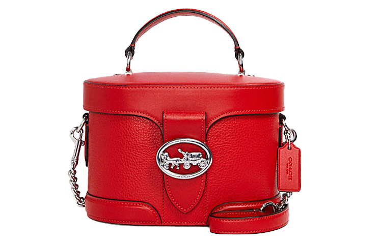 COACH Кожаная коробочная сумка Баг Баччо Женская красная
COACH Кожаная коробочная сумка Баг Баччо Женская красная