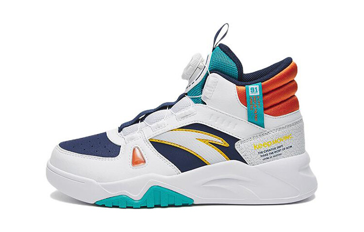 Детские кроссовки для скейтбординга GS High-top белые/синие/оранжевые Anta Kids
Детские кроссовки для скейтбординга GS High-top белые/синие/оранжевые Anta Kids