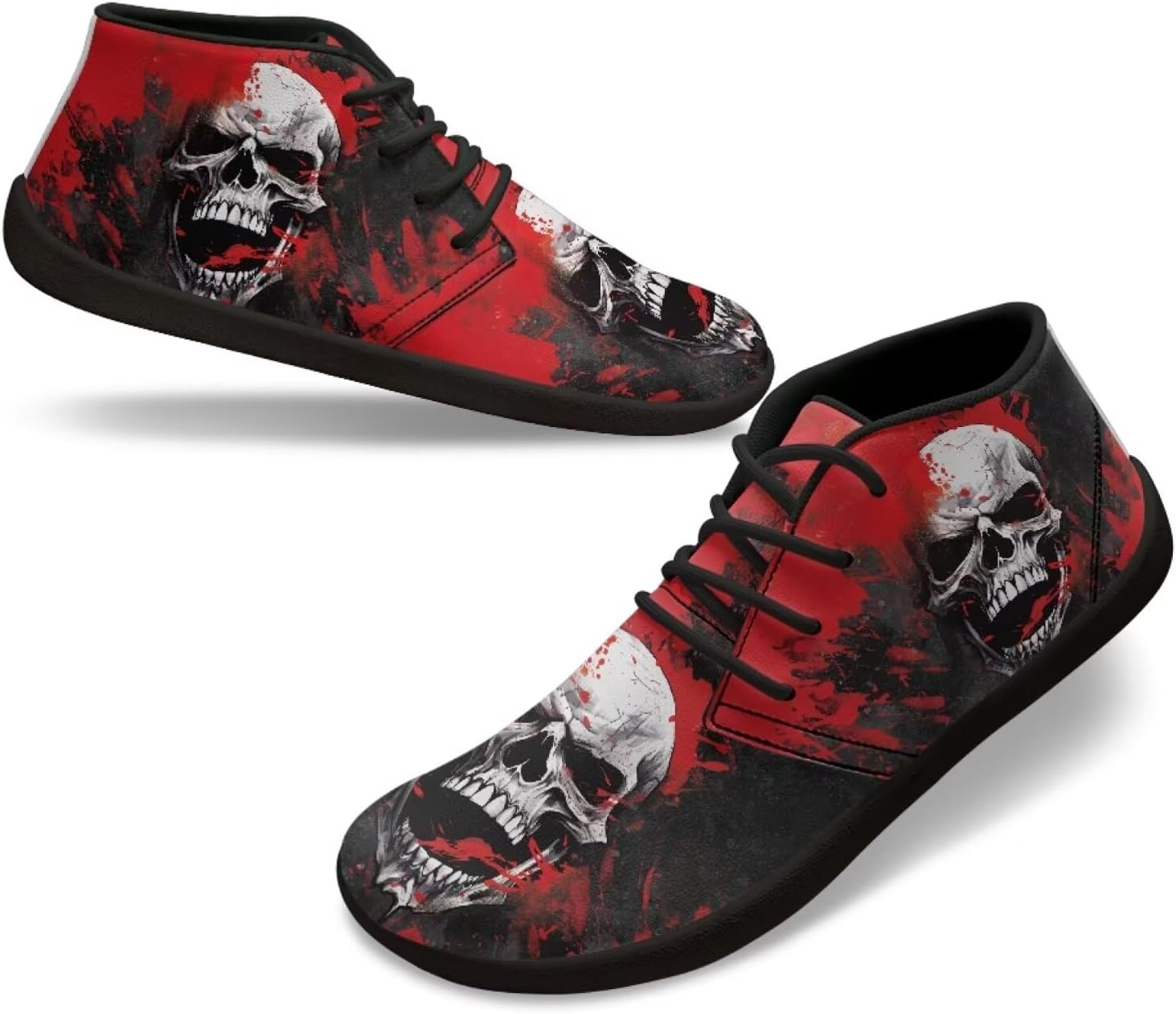 Мужские кроссовки для ходьбы босиком, с широким носком, стильные, с нескользящей подошвой и нулевым перепадом высоты Xixirimido, Skull Blood
Мужские кроссовки для ходьбы босиком, с широким носком, стильные, с нескользящей подошвой и нулевым перепадом высоты Xixirimido, Skull Blood