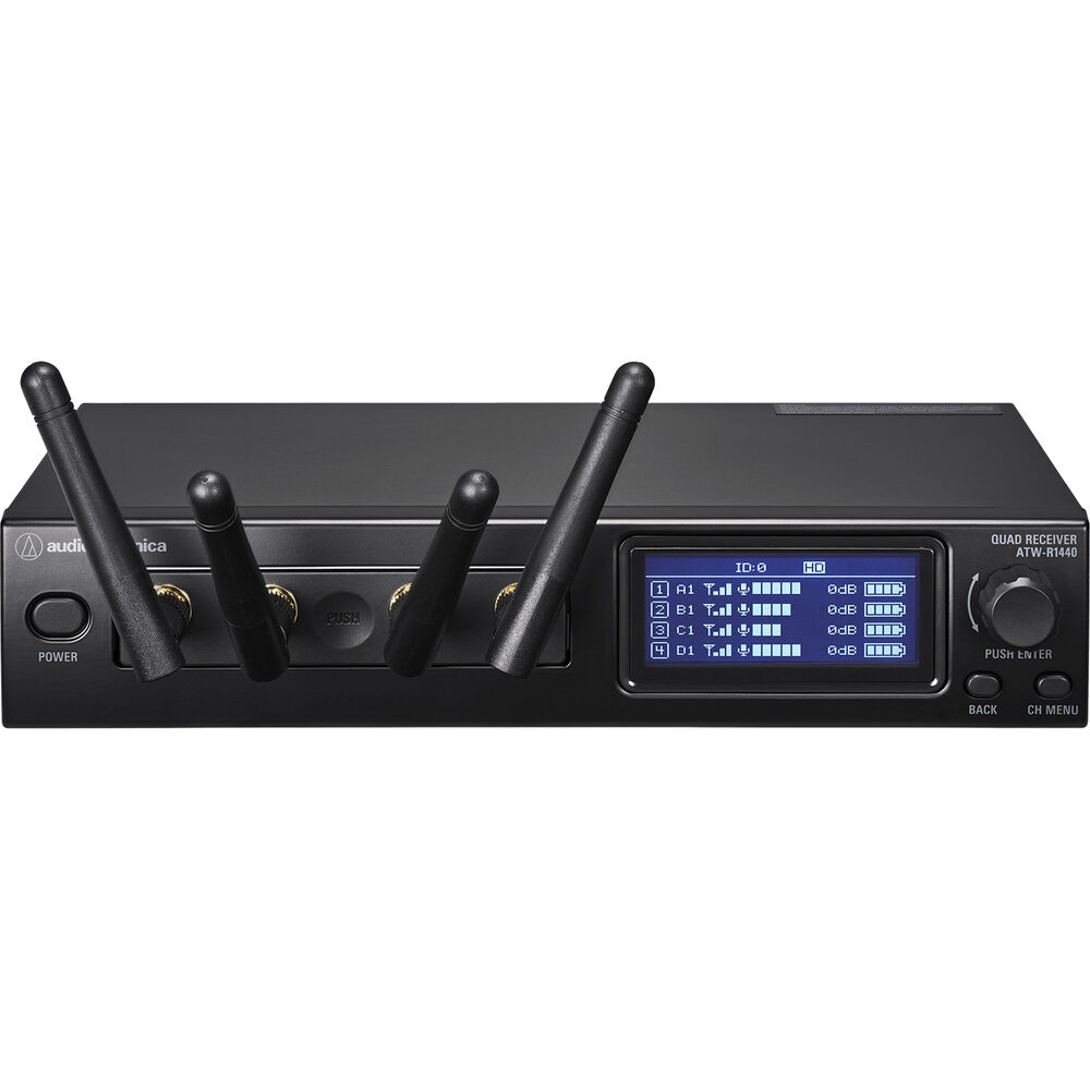 Беспроводной приемник Audio-Technica ATW-R1440 System 20 PRO 4-Channel ATW-R1440
Беспроводной приемник Audio-Technica ATW-R1440 System 20 PRO 4-Channel ATW-R1440