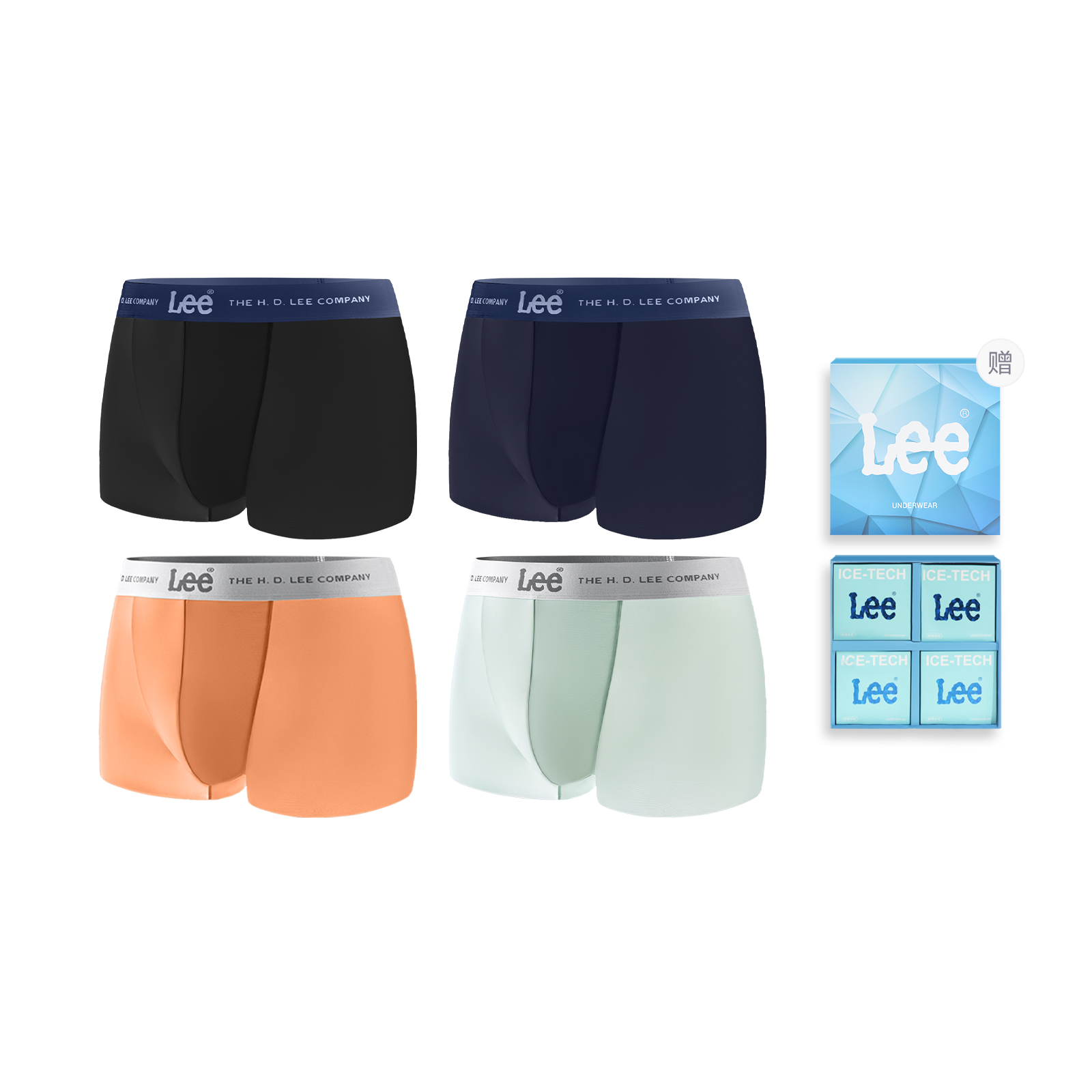 Lee SS25 INDIGO Подарочный набор мужского белья 4 предмета
Lee SS25 INDIGO Подарочный набор мужского белья 4 предмета