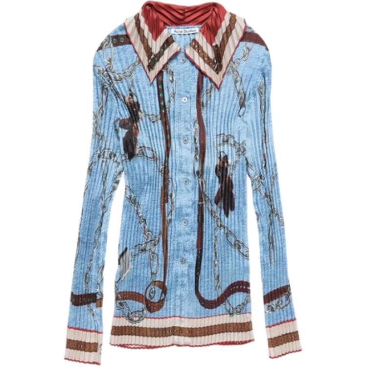 Рубашка плиссе Acne Studios, синий
Рубашка плиссе Acne Studios, синий