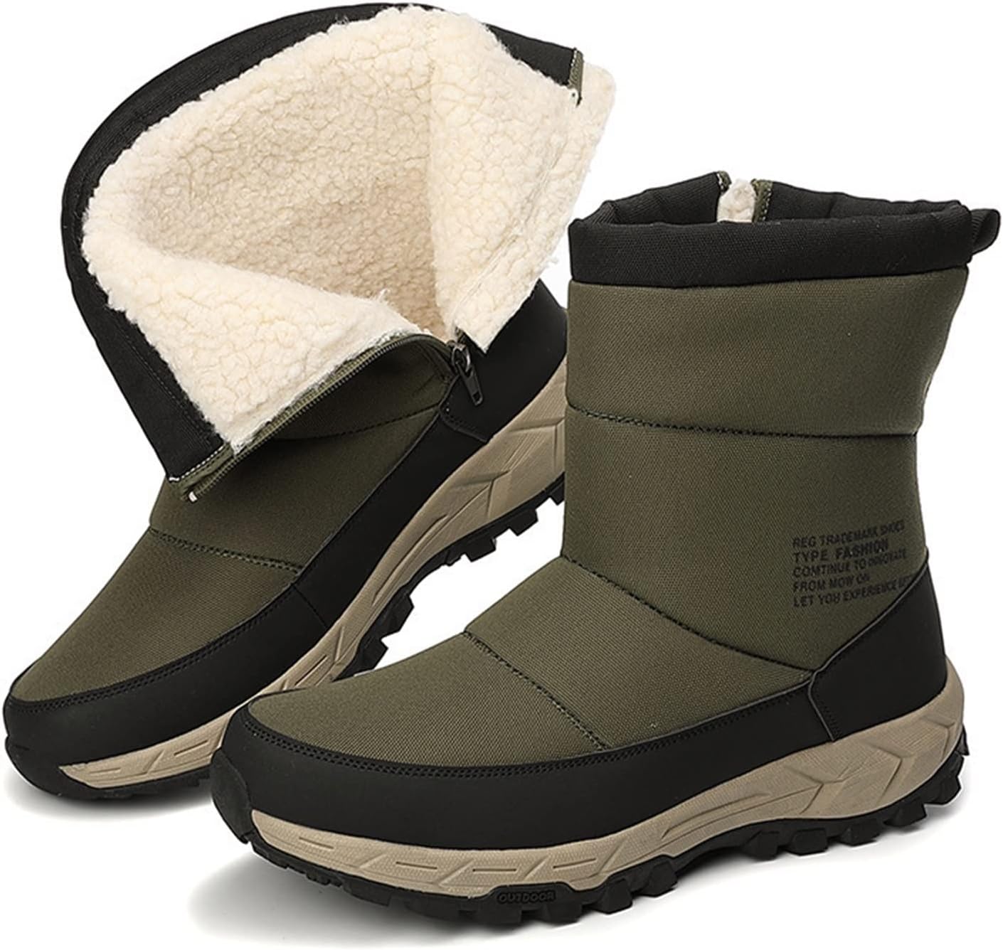 Высокие походные ботинки, мужские зимние теплые снегоступы, высокие утолщенные водоотталкивающие ботинки, дышащие, прочные, легкие с резиновой подошвой, для прогулок в холодную погоду Rishengchang, зеленый
Высокие походные ботинки, мужские зимние теплые снегоступы, высокие утолщенные водоотталкивающие ботинки, дышащие, прочные, легкие с резиновой подошвой, для прогулок в холодную погоду Rishengchang, зеленый