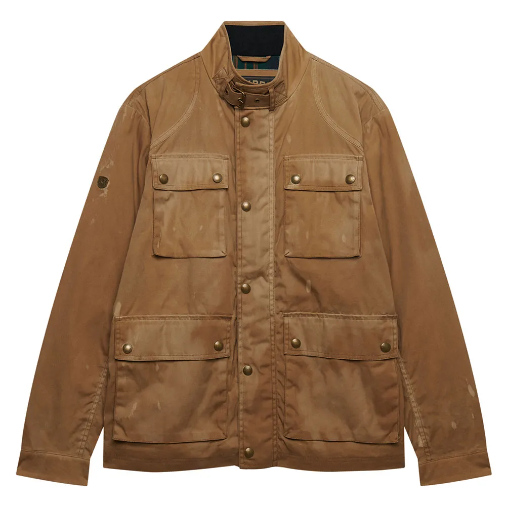 Куртка Superdry Merchant Racer Wax, коричневый
Куртка Superdry Merchant Racer Wax, коричневый