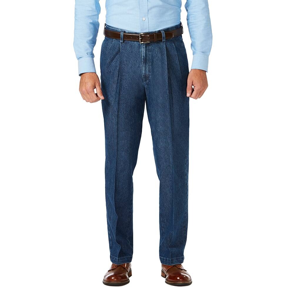 Мужские эластичные плиссированные джинсы Haggar Classic-Fit с расширяемой талией, цвет Medium Wash
Мужские эластичные плиссированные джинсы Haggar Classic-Fit с расширяемой талией, цвет Medium Wash