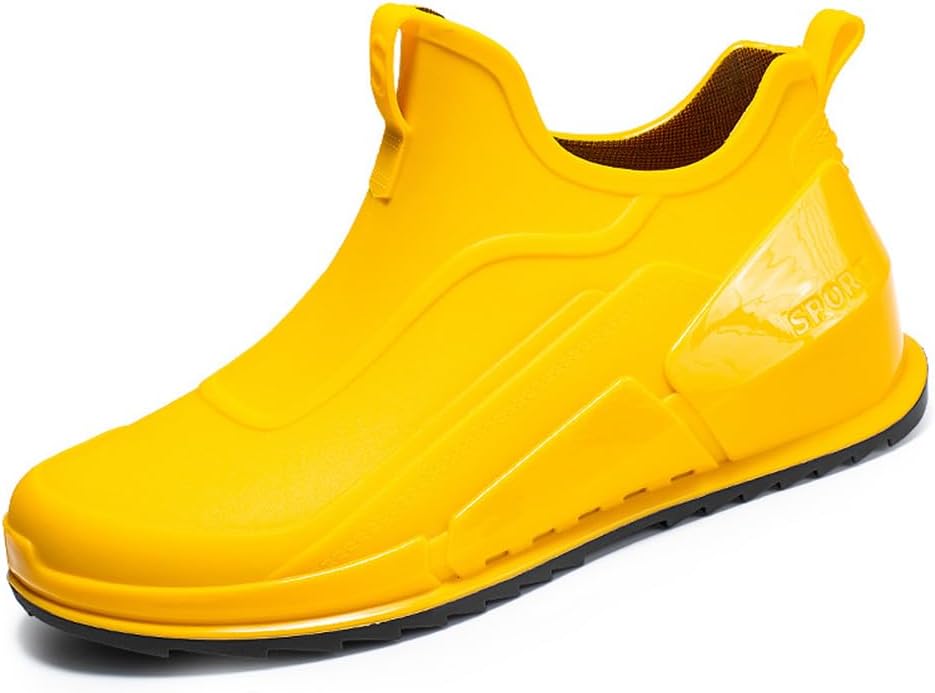 Мужские резиновые сапоги Rojeam, водонепроницаемые, стиль Челси, для прогулок на улице, водонепроницаемые ботинки до щиколотки, желтый
Мужские резиновые сапоги Rojeam, водонепроницаемые, стиль Челси, для прогулок на улице, водонепроницаемые ботинки до щиколотки, желтый