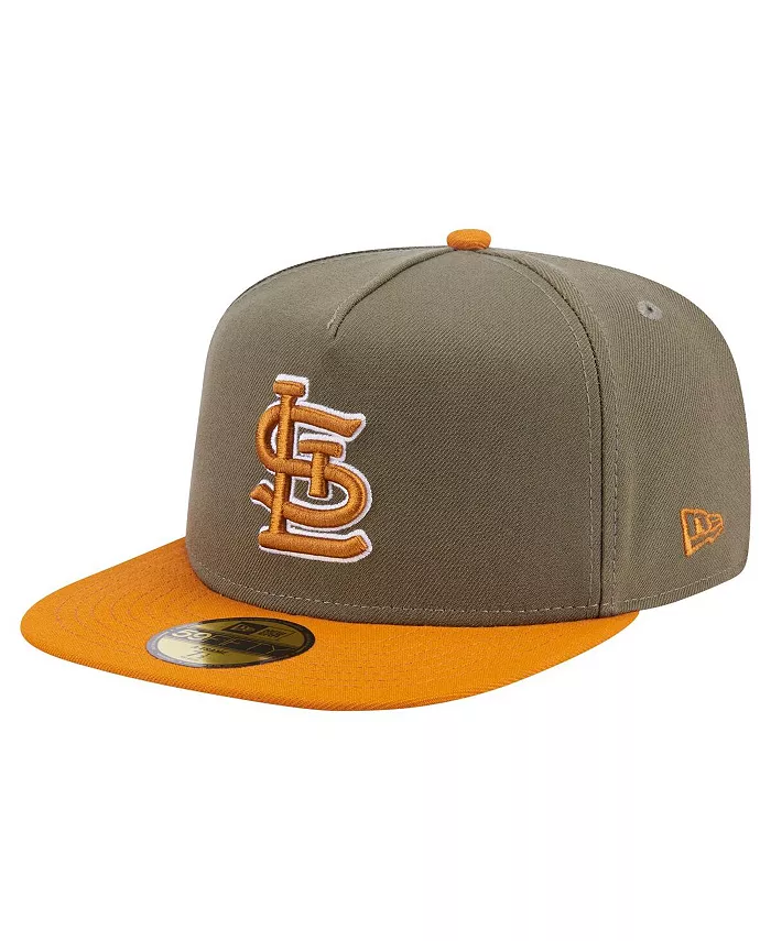Мужская кепка St. Louis Cardinals оливково-оранжевого цвета, двухцветная, A-образная, размер 59FIFTY New Era
Мужская кепка St. Louis Cardinals оливково-оранжевого цвета, двухцветная, A-образная, размер 59FIFTY New Era