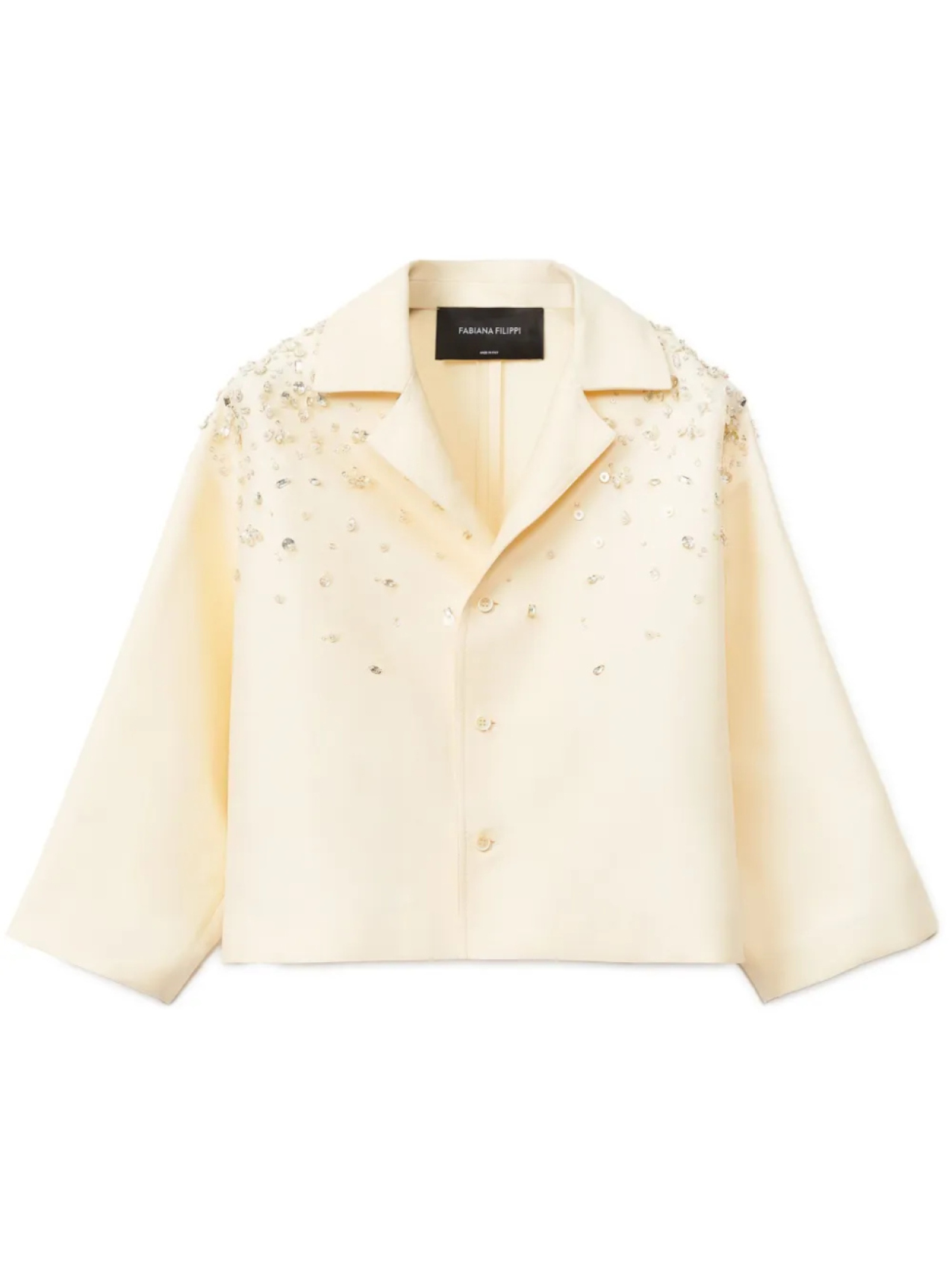 Жакет с искусственным жемчугом Fabiana Filippi, белый
Жакет с искусственным жемчугом Fabiana Filippi, белый