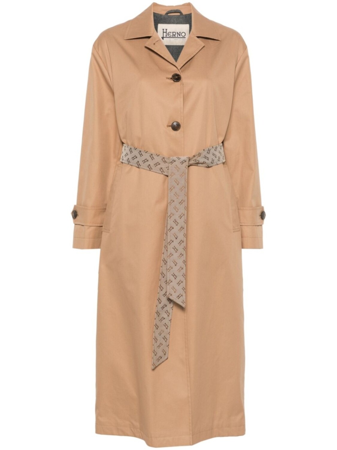 Herno тренч с поясом, коричневый
Herno тренч с поясом, коричневый