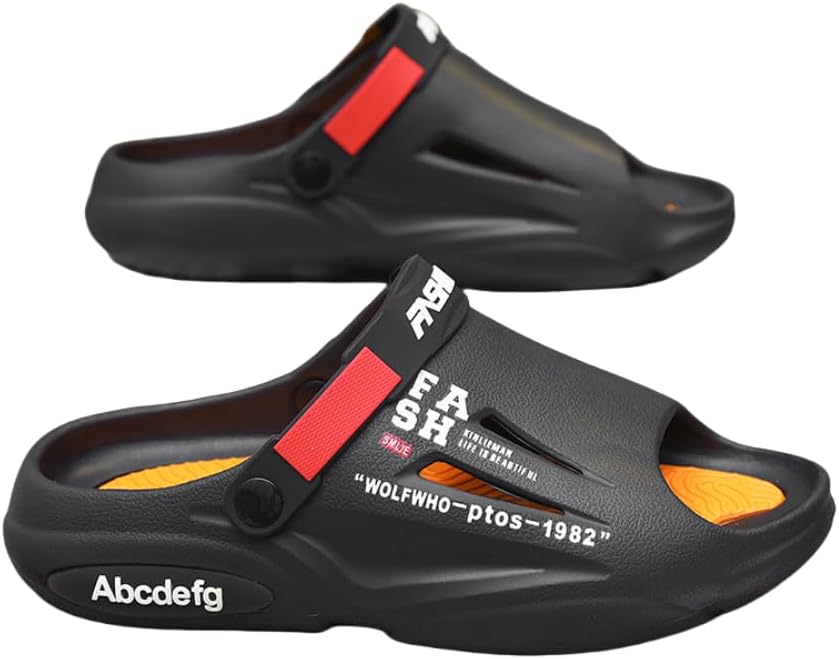 Мужские шлепанцы с принтом алфавита EVA, нескользящие, быстросохнущие, с открытым носком, для ходьбы по дому и душа, пляжные шлепанцы для мужчин Hhhchpm, черный
Мужские шлепанцы с принтом алфавита EVA, нескользящие, быстросохнущие, с открытым носком, для ходьбы по дому и душа, пляжные шлепанцы для мужчин Hhhchpm, черный