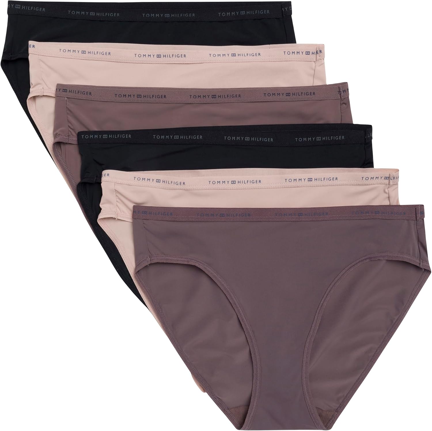 Комплект из 6 женских микро-бикини с логотипом Tommy Hilfiger, Balanced Beige/Sparrow/Black
Комплект из 6 женских микро-бикини с логотипом Tommy Hilfiger, Balanced Beige/Sparrow/Black