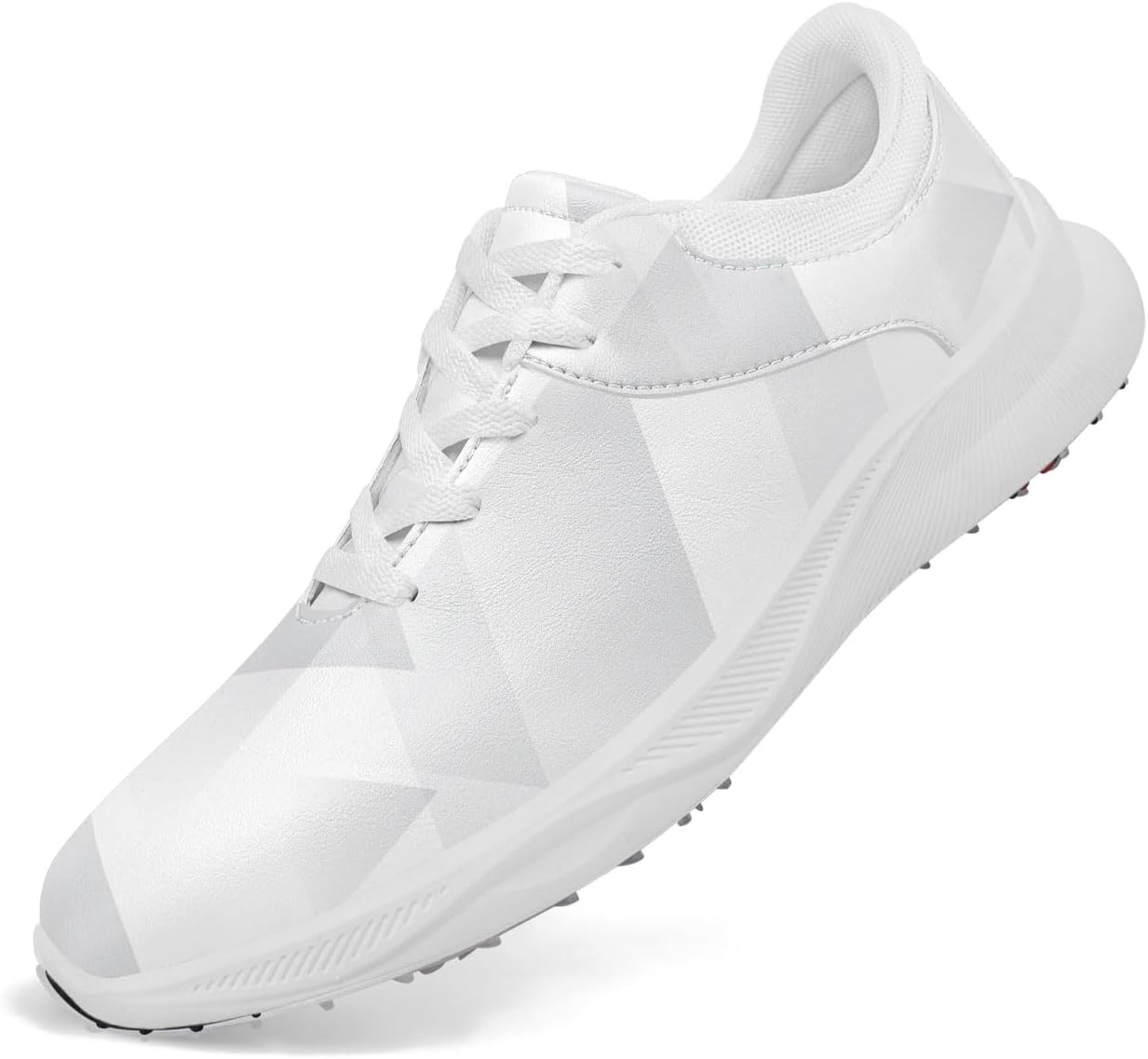 Гольф обувь без шипов Gradient для мужчин и женщин - легкие водонепроницаемые спортивные кроссовки с вентиляцией для гольфа и активного отдыха на открытом воздухе Awsole, белый
Гольф обувь без шипов Gradient для мужчин и женщин - легкие водонепроницаемые спортивные кроссовки с вентиляцией для гольфа и активного отдыха на открытом воздухе Awsole, белый