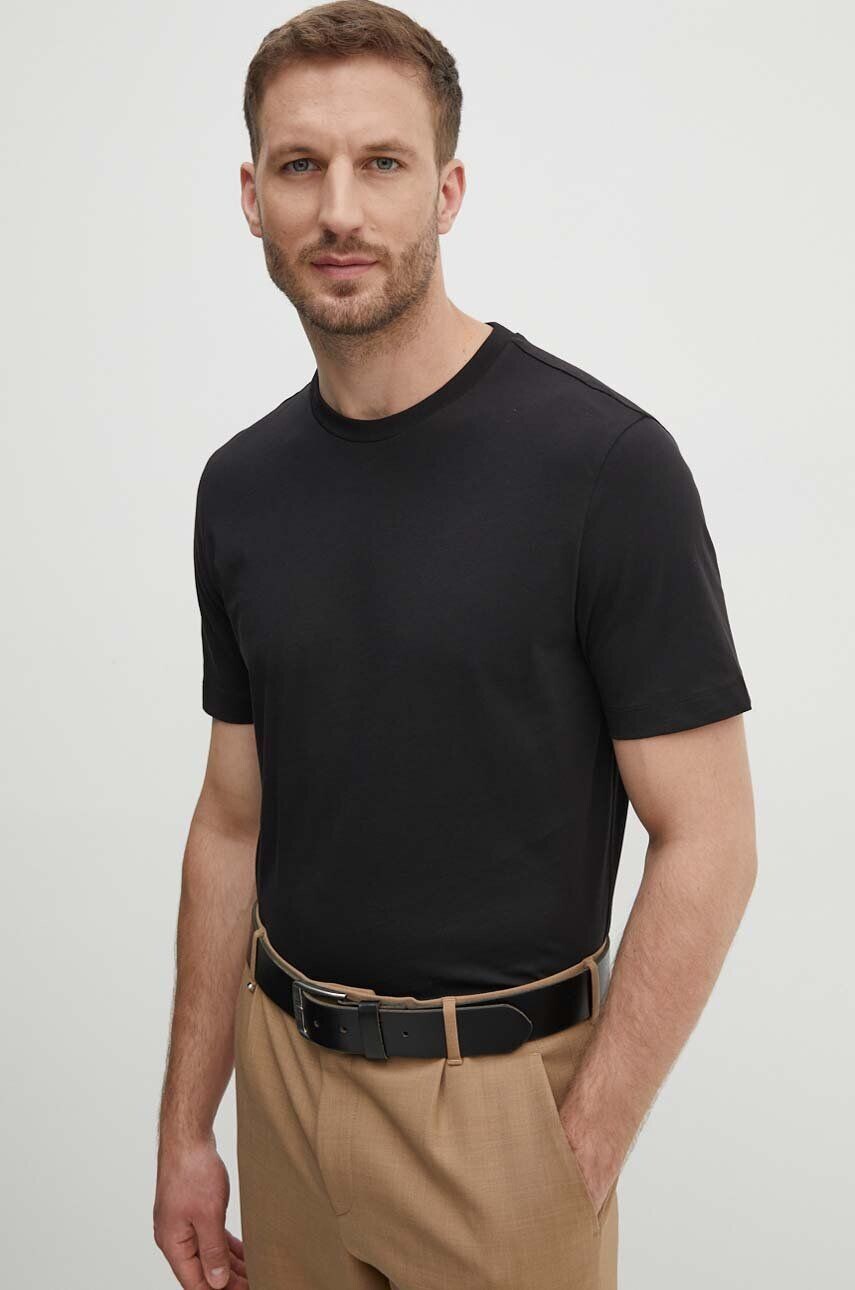 Хлопковая футболка BOSS, черный
Хлопковая футболка BOSS, черный
