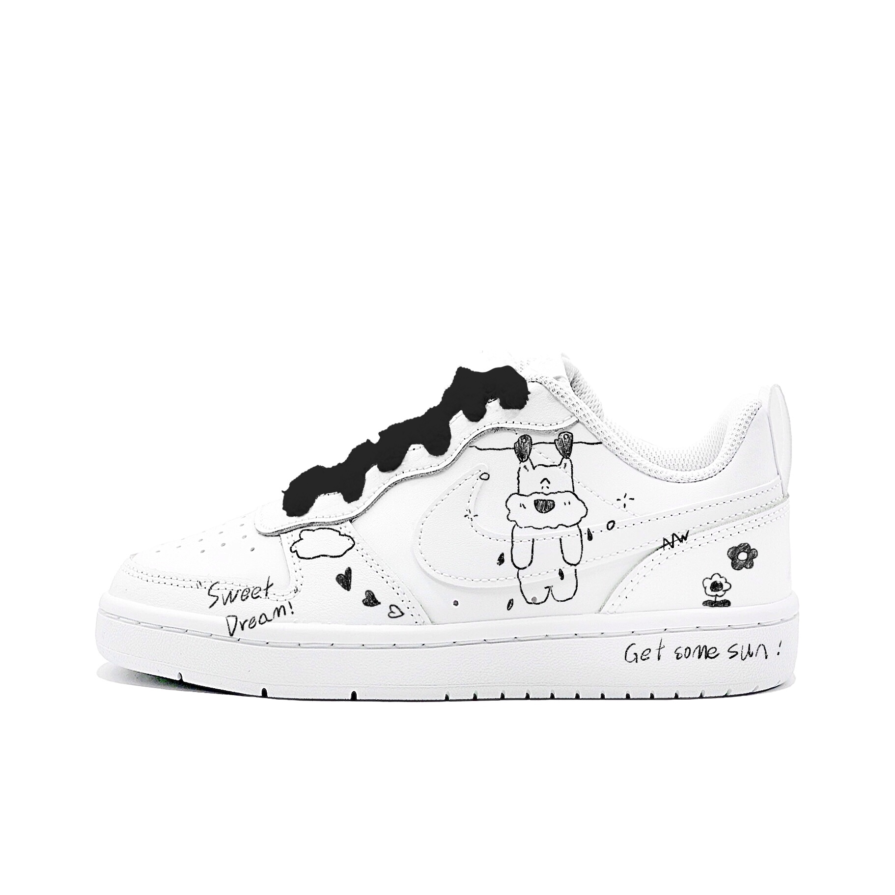 Кроссовки для скейтбординга Court Borough Street Dog Low top Kids' Unisex Nike, черный/белый
Кроссовки для скейтбординга Court Borough Street Dog Low top Kids' Unisex Nike, черный/белый