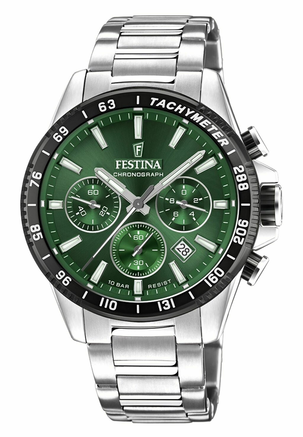 Хронограф TIMELESS Festina, цвет green
Хронограф TIMELESS Festina, цвет green