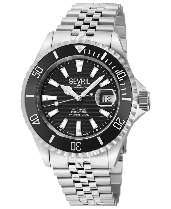 Мужские часы Chambers Swiss Automatic серебристого цвета из нержавеющей стали 43mm Gevril
Мужские часы Chambers Swiss Automatic серебристого цвета из нержавеющей стали 43mm Gevril