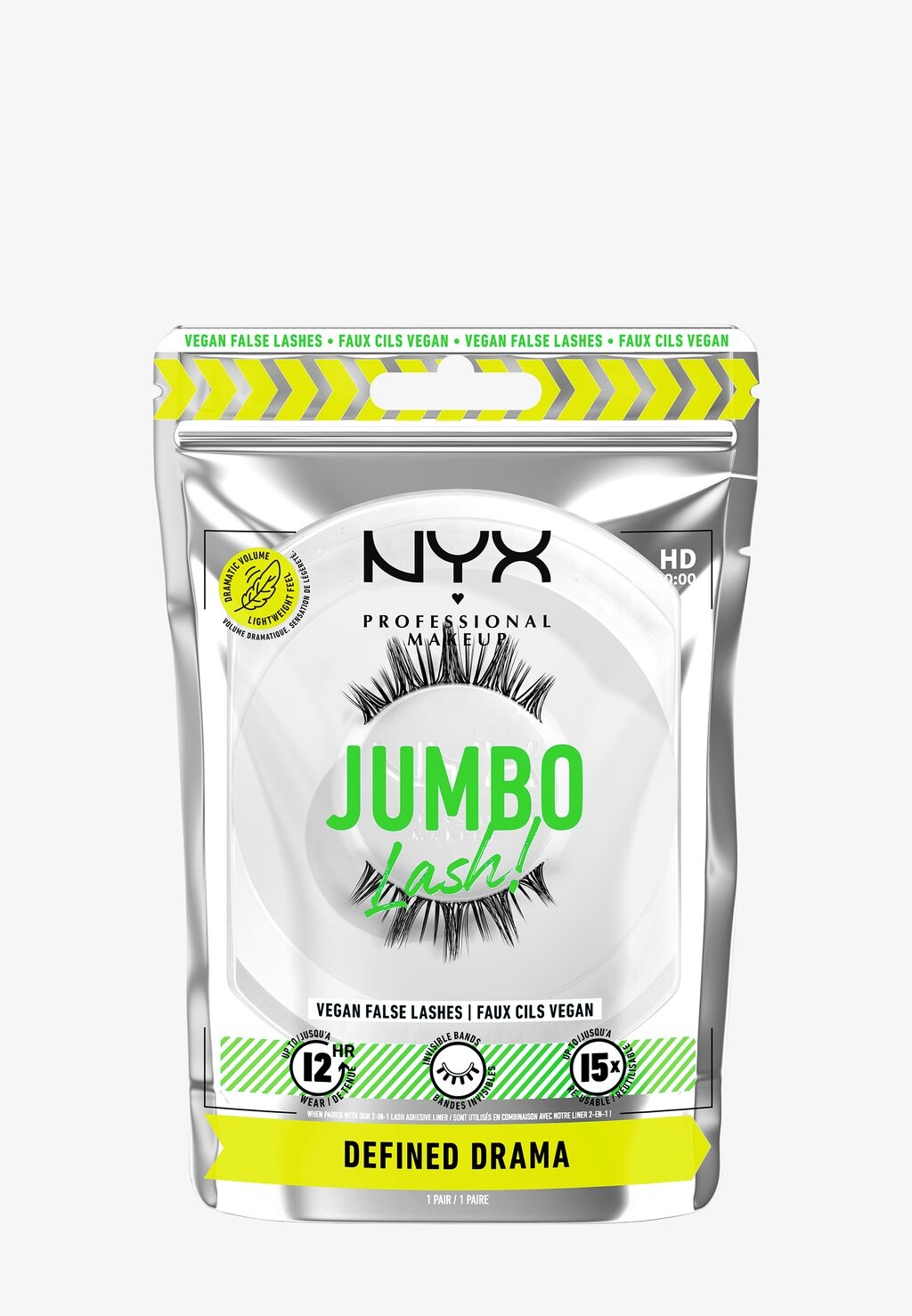 Накладные ресницы JUMBO LASH NYX Professional Makeup, бежевый
Накладные ресницы JUMBO LASH NYX Professional Makeup, бежевый