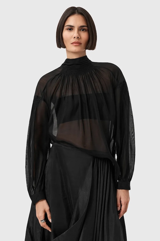 Шелковая блузка PEARLA Allsaints, черный
Шелковая блузка PEARLA Allsaints, черный