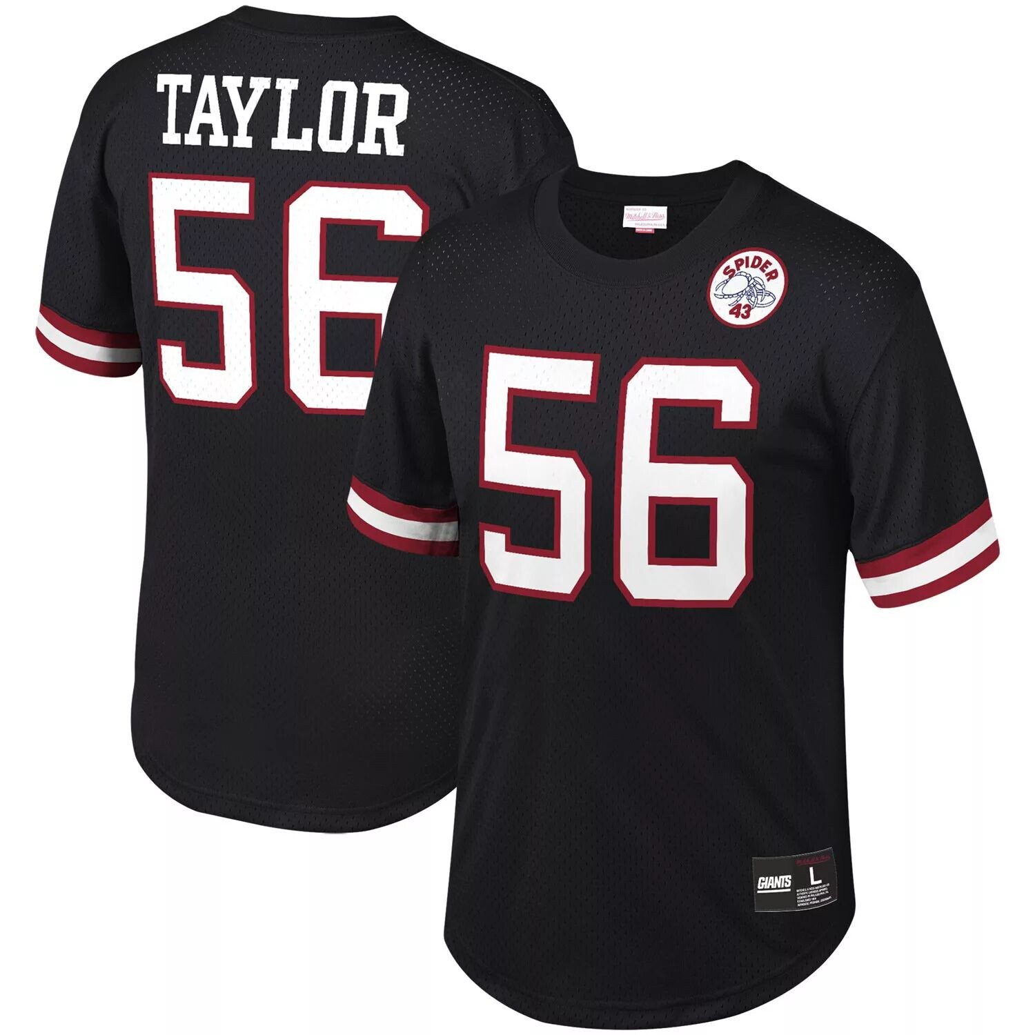 Мужская футболка Mitchell & Ness Lawrence Taylor Black New York Giants с именем и номером вышедшего на пенсию игрока в сетку
Мужская футболка Mitchell & Ness Lawrence Taylor Black New York Giants с именем и номером вышедшего на пенсию игрока в сетку