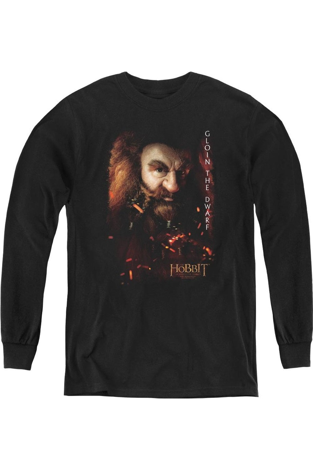 Футболка с длинным рукавом для подростков "The Hobbit Gloin Poster" Gildan, черный
Футболка с длинным рукавом для подростков "The Hobbit Gloin Poster" Gildan, черный
