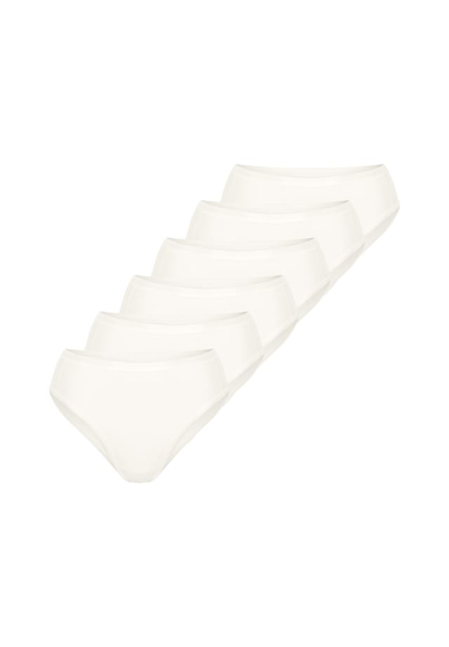 Трусы Tai 6 пар в упаковке на каждый день хлопок Sloggi, белый 
Трусы Tai 6 пар в упаковке на каждый день хлопок Sloggi, белый