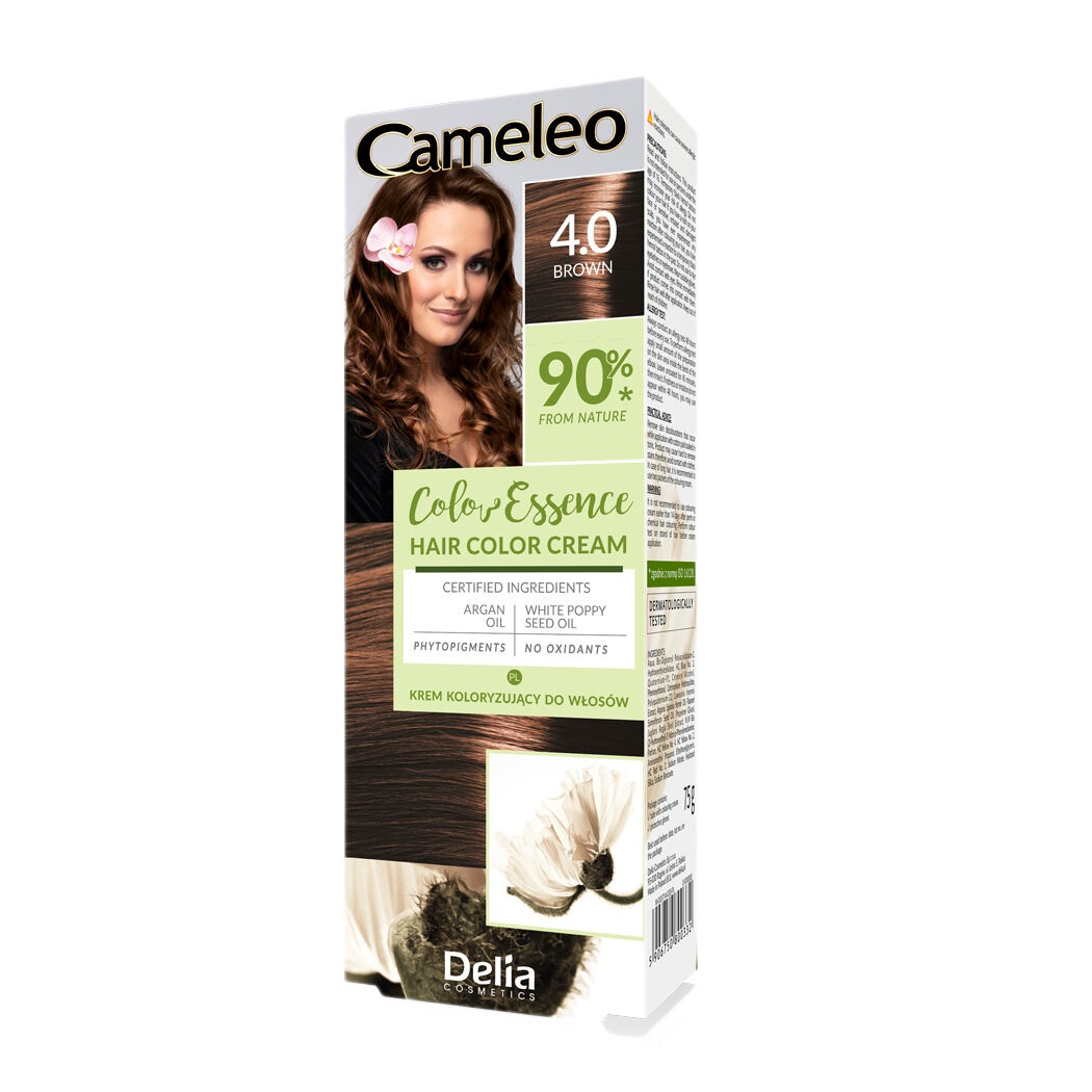 Cameleo, Color Essence, крем-краска для волос 4.0 Коричневый, 75г
Cameleo, Color Essence, крем-краска для волос 4.0 Коричневый, 75г