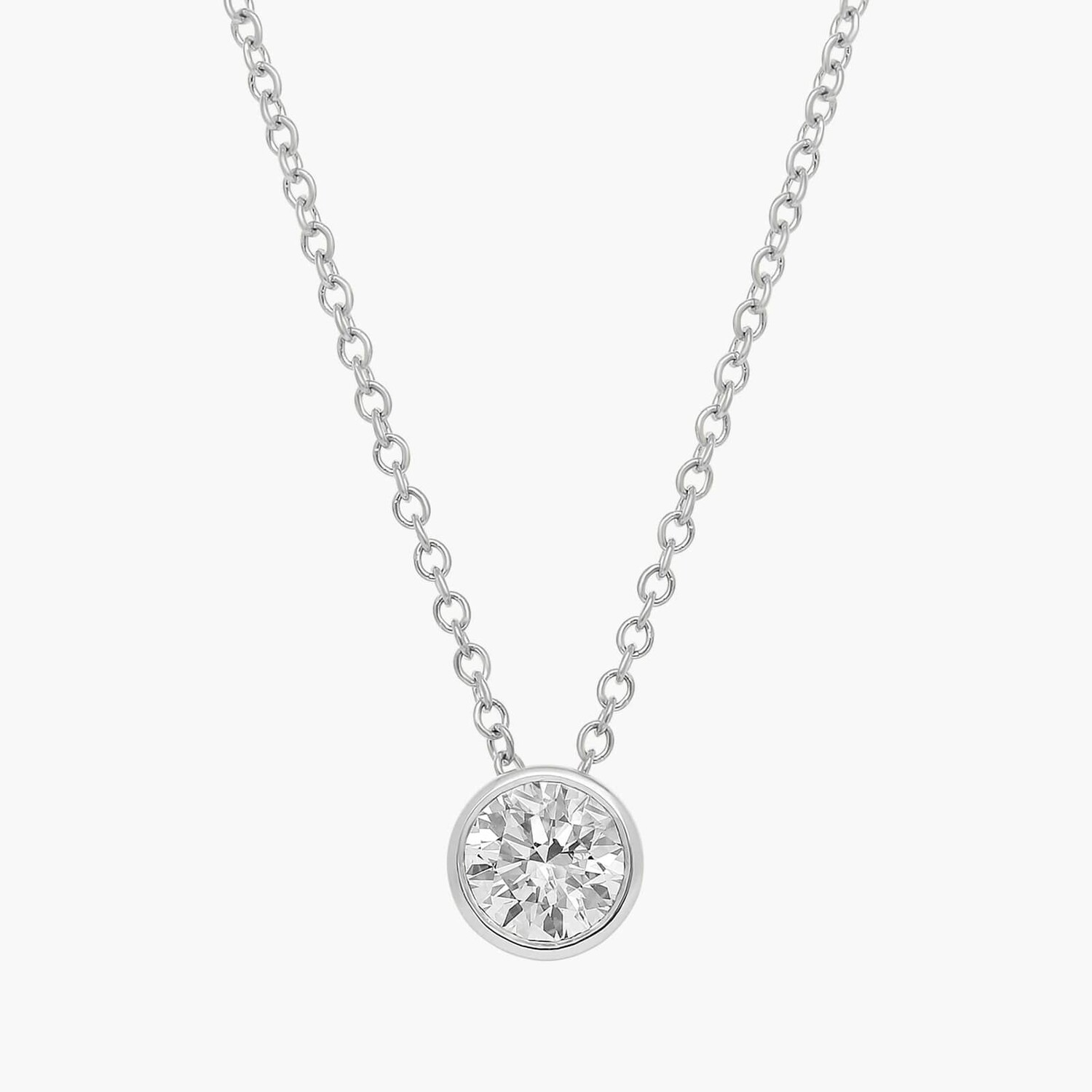 Подвеска с бриллиантами в оправе из белого золота 14 карат (1/2 карата Tw. - HI / SI1-SI2) Blue Nile
Подвеска с бриллиантами в оправе из белого золота 14 карат (1/2 карата Tw. - HI / SI1-SI2) Blue Nile