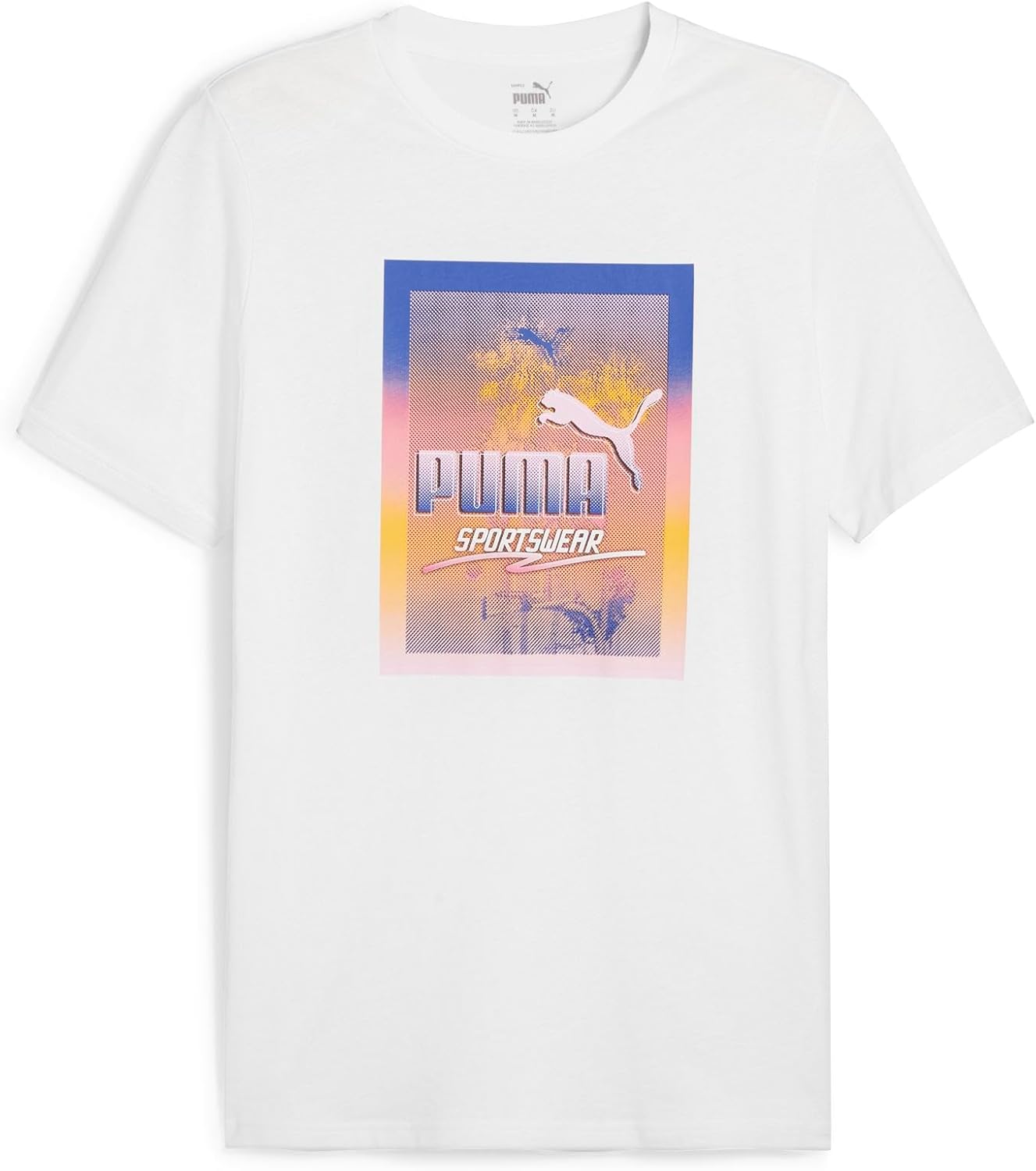 Мужская повседневная свободная футболка Puma 681161 с графическим принтом, белый
Мужская повседневная свободная футболка Puma 681161 с графическим принтом, белый