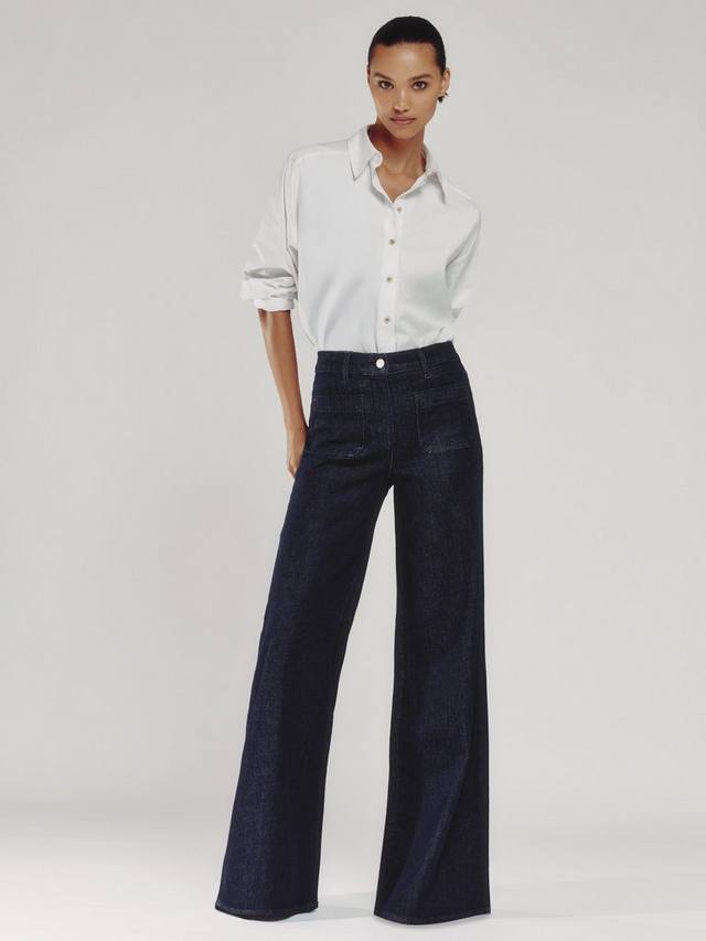 Брюки Bella с широкими штанинами Reiss, Dark Blue
Брюки Bella с широкими штанинами Reiss, Dark Blue