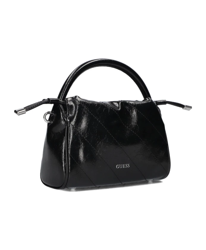 Черная сумка через плечо с застежкой на шнурке для стильных женщин Guess, черный
Черная сумка через плечо с застежкой на шнурке для стильных женщин Guess, черный