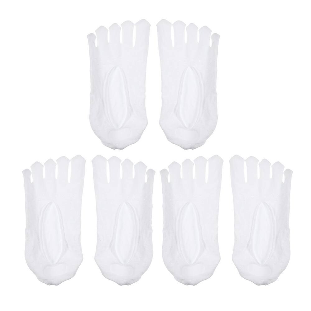 3 пары носков с пятью пальцами, дышащие мягкие модные женские носки без показа Unique Bargains, белый
3 пары носков с пятью пальцами, дышащие мягкие модные женские носки без показа Unique Bargains, белый