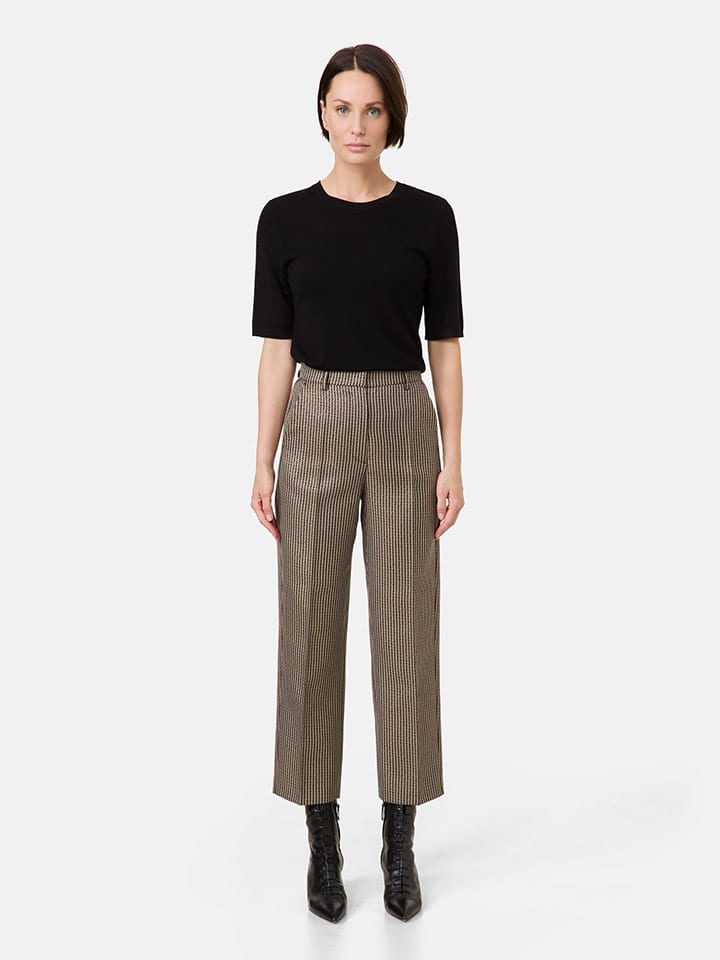 Тканевые брюки TAIFUN, цвет beige/schwarz
Тканевые брюки TAIFUN, цвет beige/schwarz