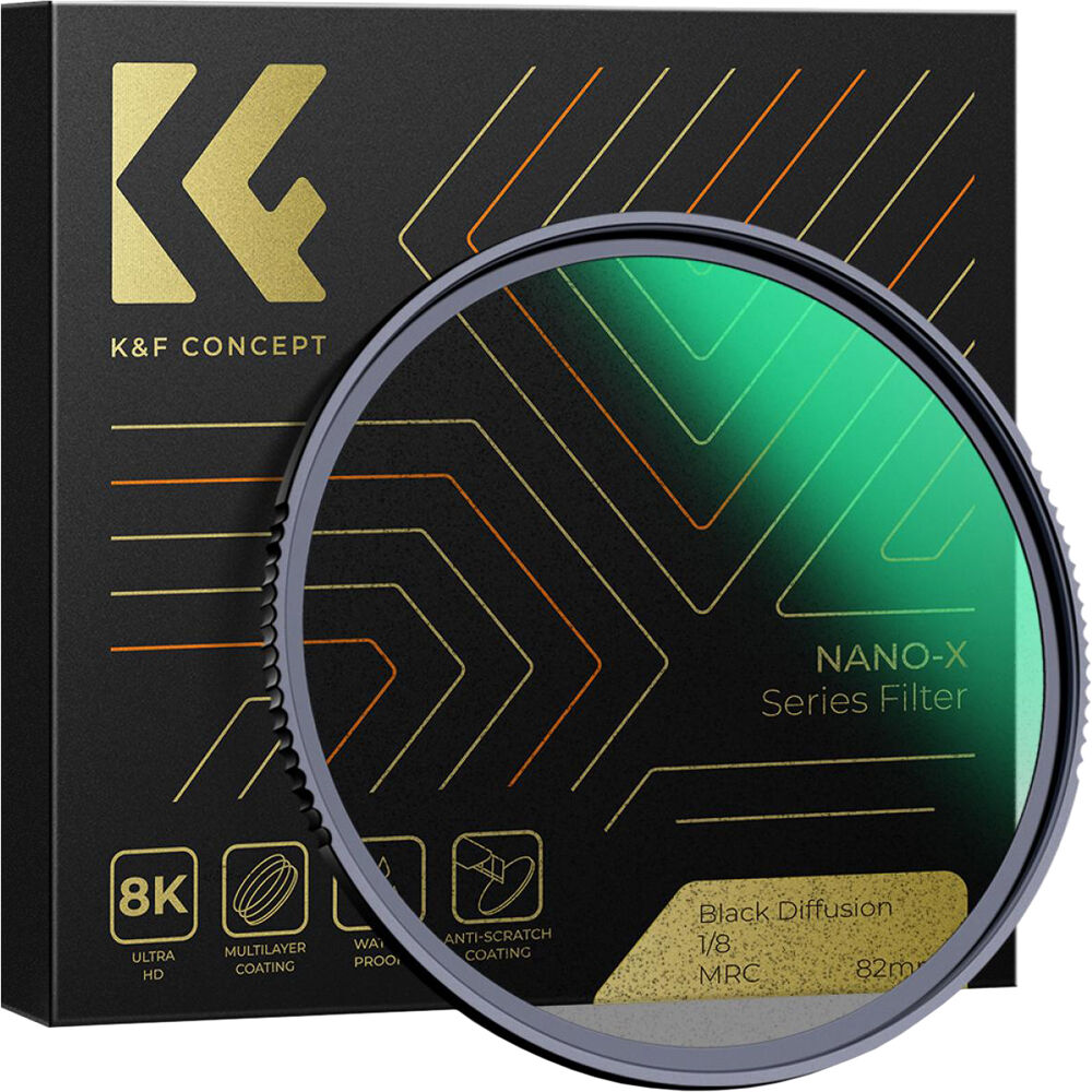 Фильтр K&F Concept Nano-X Series Black Diffusion Filter KF01.1627
Фильтр K&F Concept Nano-X Series Black Diffusion Filter KF01.1627