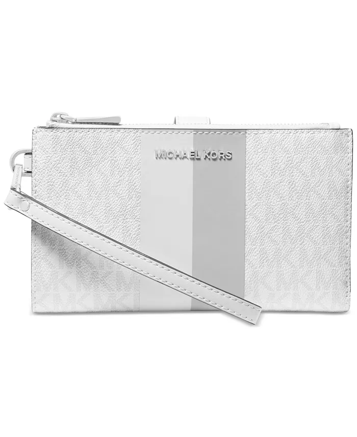 Дорожный кошелек Jet Set Double Zip Wristlet Michael Kors, белый
Дорожный кошелек Jet Set Double Zip Wristlet Michael Kors, белый