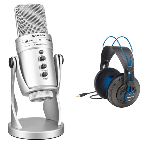 Набор для настольной записи Samson G-Track Pro (серебристый) 
Набор для настольной записи Samson G-Track Pro (серебристый)