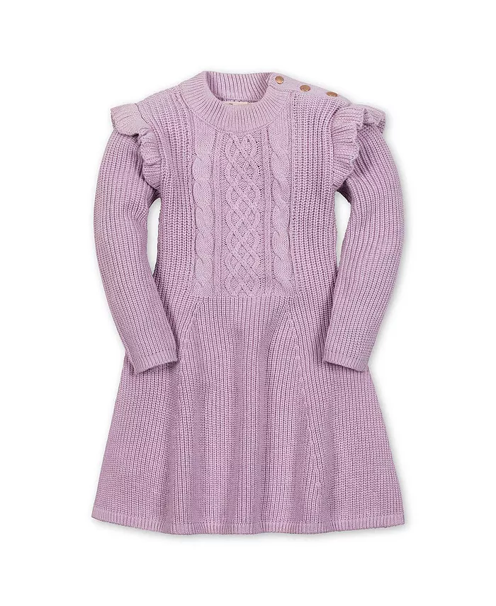 Платье-свитер из органического материала с длинными рукавами и отделкой-крылышками для девочек младшего и старшего возраста Hope & Henry, фиолетовый
Платье-свитер из органического материала с длинными рукавами и отделкой-крылышками для девочек младшего и старшего возраста Hope & Henry, фиолетовый