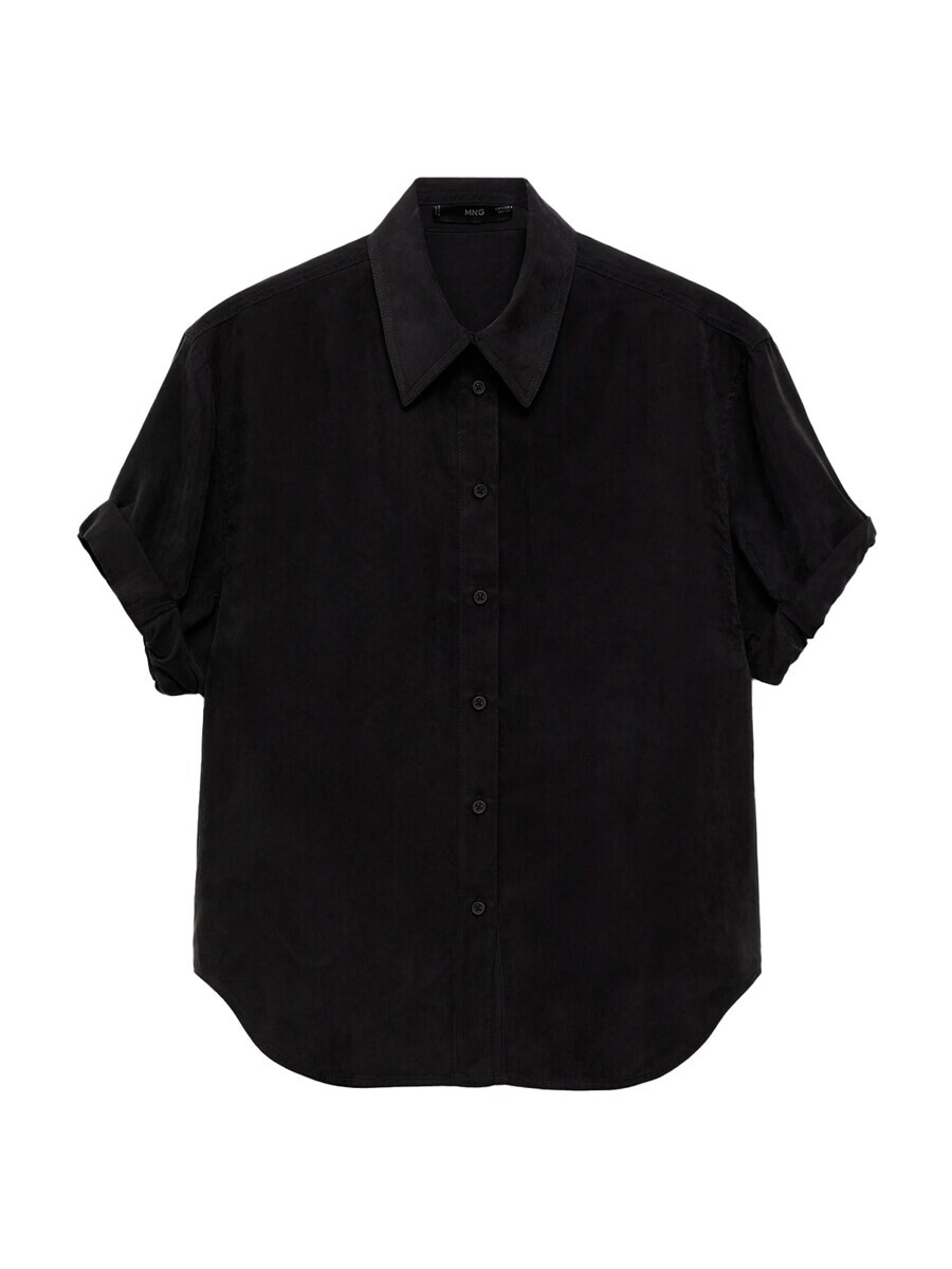 Блузка с коротким рукавом MANGO Blouse Washy, черный
Блузка с коротким рукавом MANGO Blouse Washy, черный