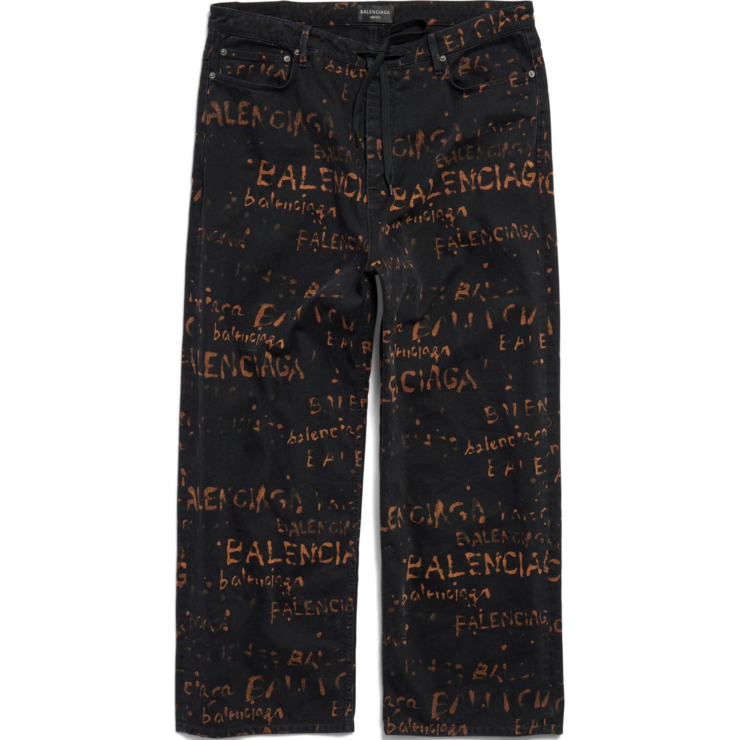 Джинсы унисекс Balenciaga, черный
Джинсы унисекс Balenciaga, черный