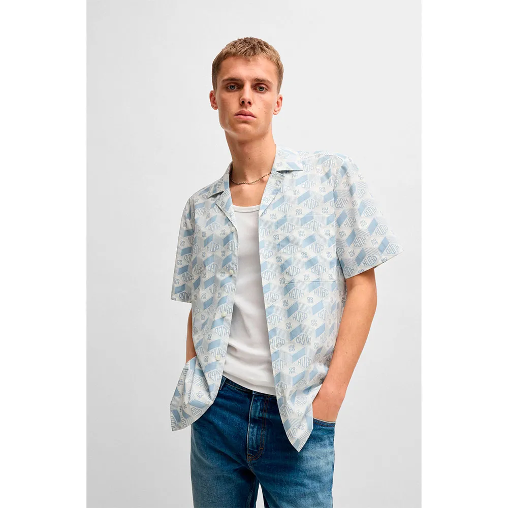 Рубашка с коротким рукавом HUGO Ellino 10270099 01, синий
Рубашка с коротким рукавом HUGO Ellino 10270099 01, синий