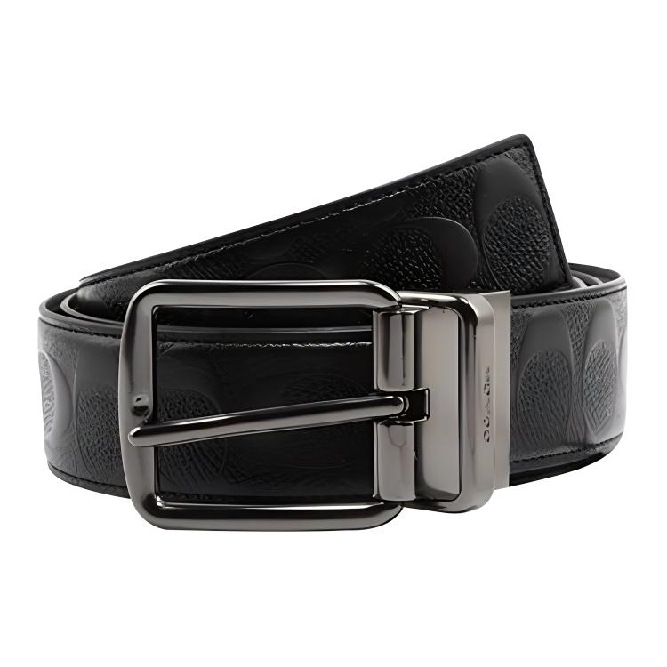 Мужской реверсивный кожаный ремень с широкой пряжкой на заказ черный COACH
Мужской реверсивный кожаный ремень с широкой пряжкой на заказ черный COACH