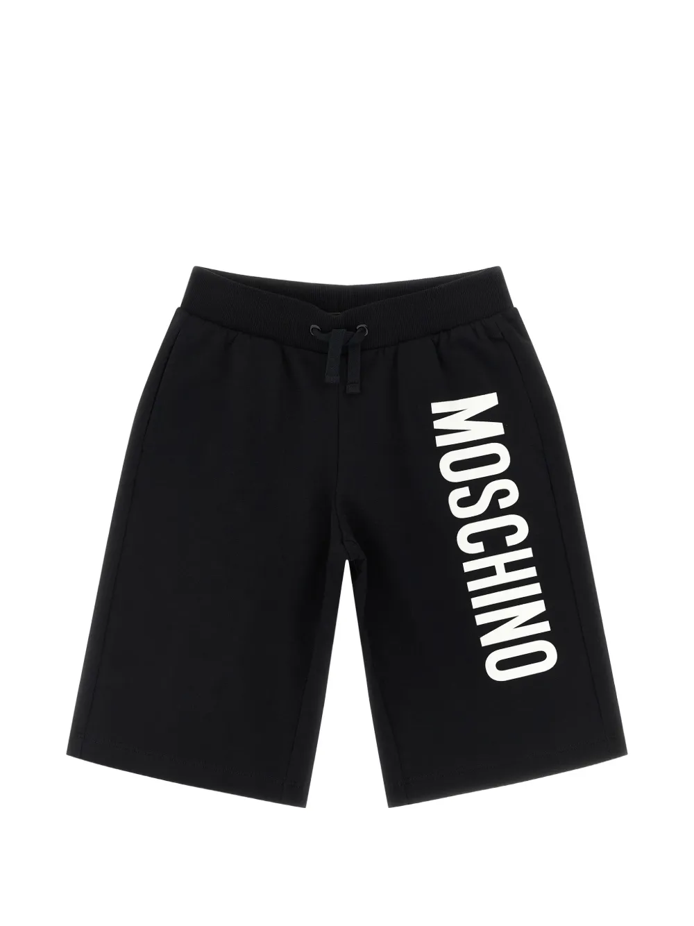 Бермуды с логотипом в виде нанесенной кистью надписи Moschino Kids, черный
Бермуды с логотипом в виде нанесенной кистью надписи Moschino Kids, черный
