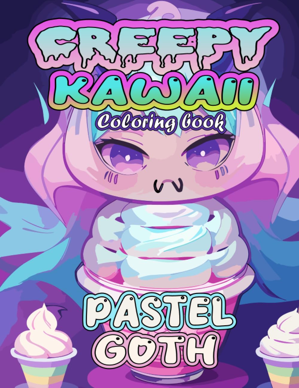 Creepy Kawaii Coloring Book Pastel Goth: Cute Horror Chibi Anime-like Coloring Pages for Adults and Teens. 60 Illustrations
Creepy Kawaii Coloring Book Pastel Goth: Cute Horror Chibi Anime-like Coloring Pages for Adults and Teens. 60 Illustrations