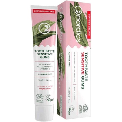 Зубная паста Nordics Cosmos Organic Sensitive с крапивой и шалфеем 75 мл Nordics Organic Care
Зубная паста Nordics Cosmos Organic Sensitive с крапивой и шалфеем 75 мл Nordics Organic Care