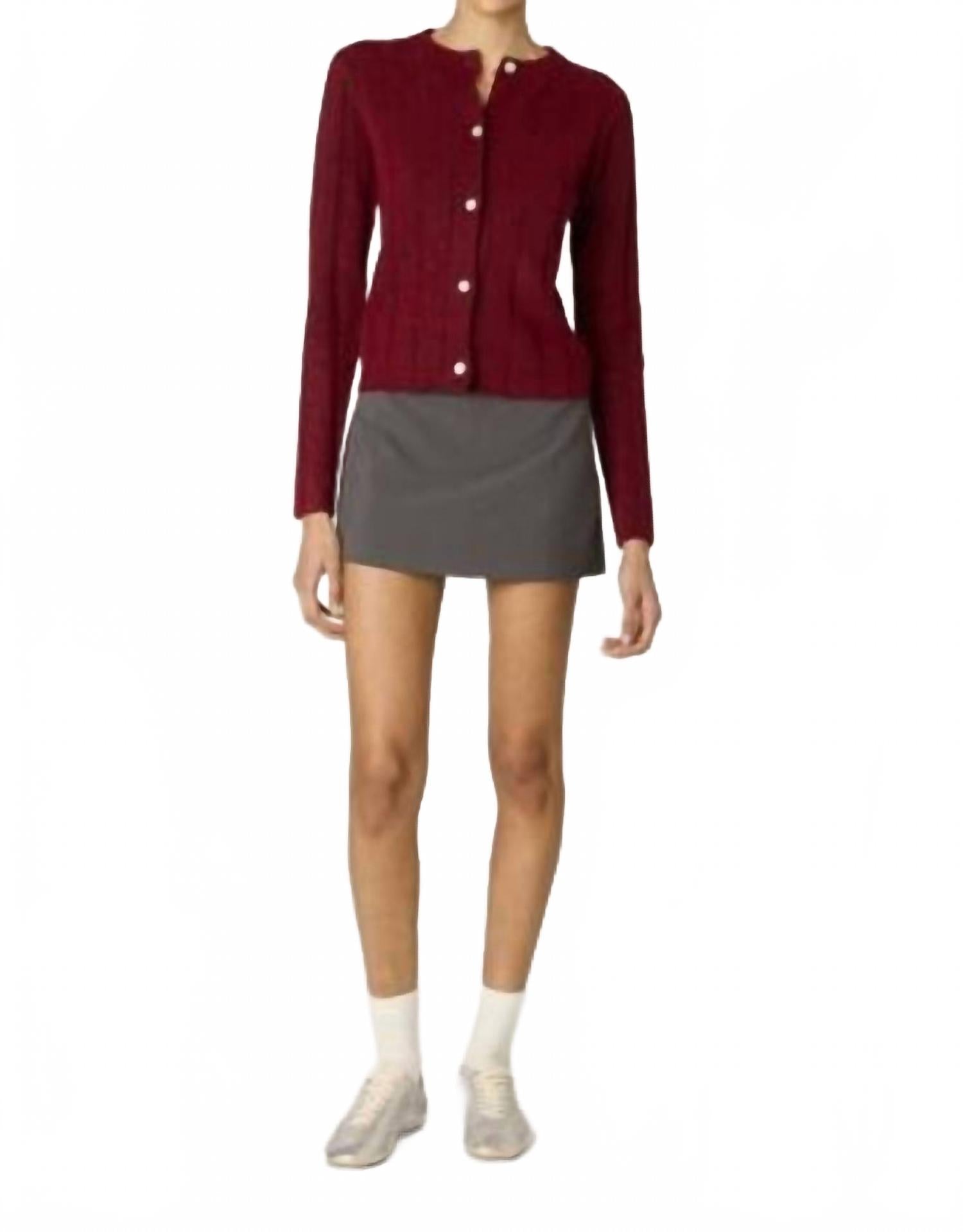 NIA Вязаный кардиган Manzanita цвета Пино
NIA Вязаный кардиган Manzanita цвета Пино