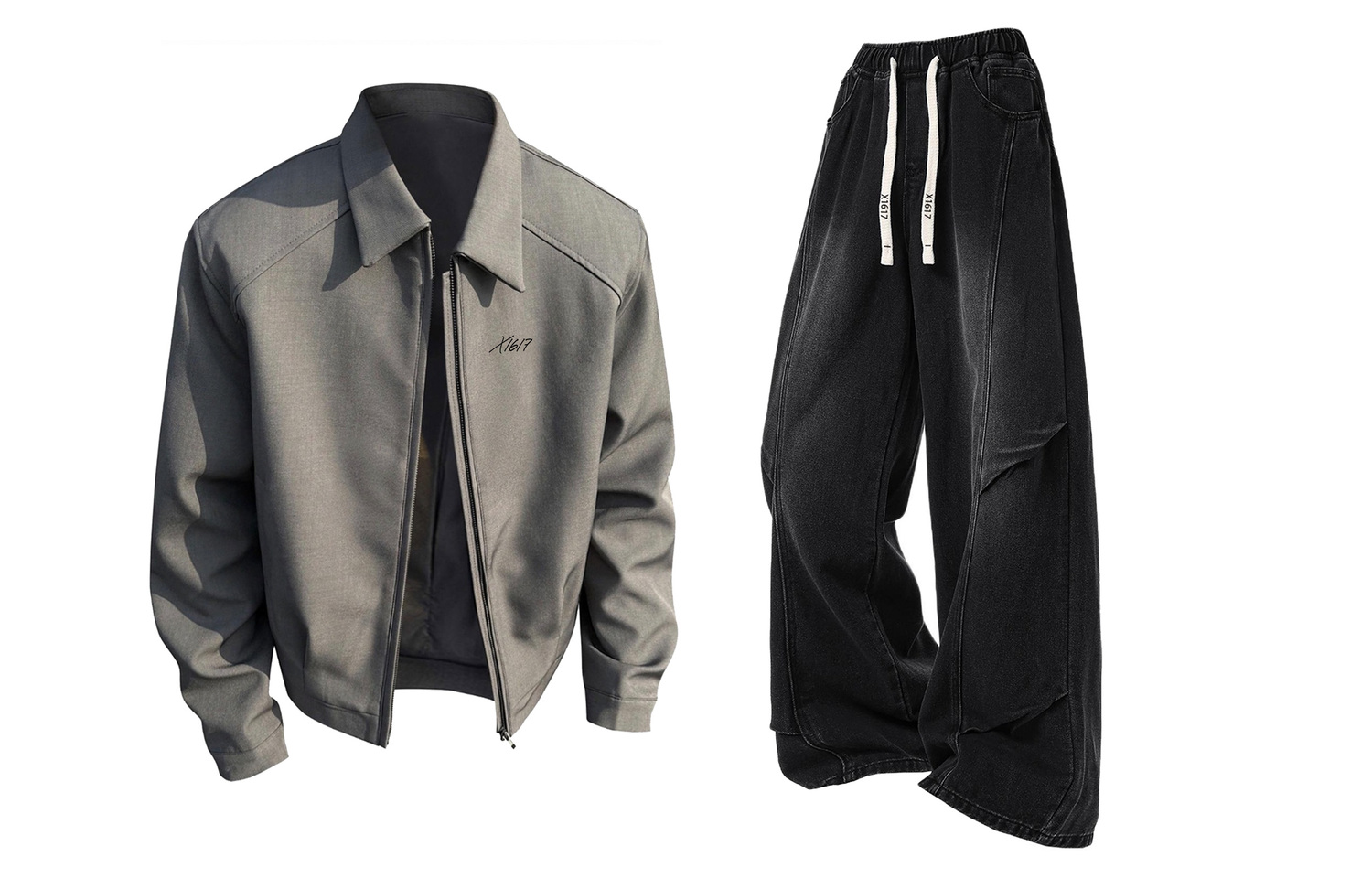 Повседневная спортивная одежда Unisex с лацканом Lapel Moderate X1617, серый top+черный pants
Повседневная спортивная одежда Unisex с лацканом Lapel Moderate X1617, серый top+черный pants
