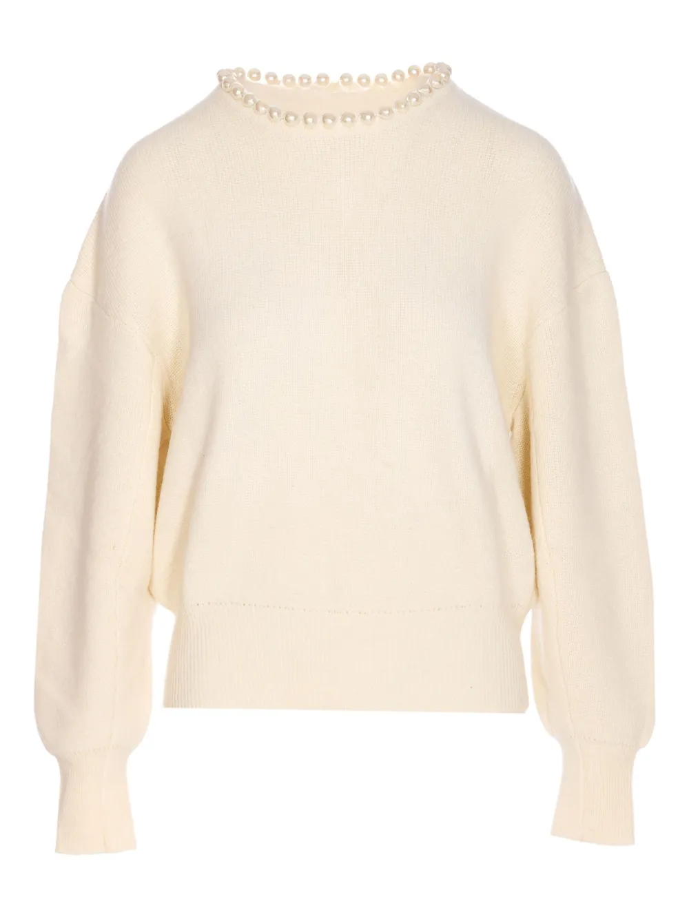 Джемпер, украшенный жемчугом Essentiel Antwerp, белый
Джемпер, украшенный жемчугом Essentiel Antwerp, белый