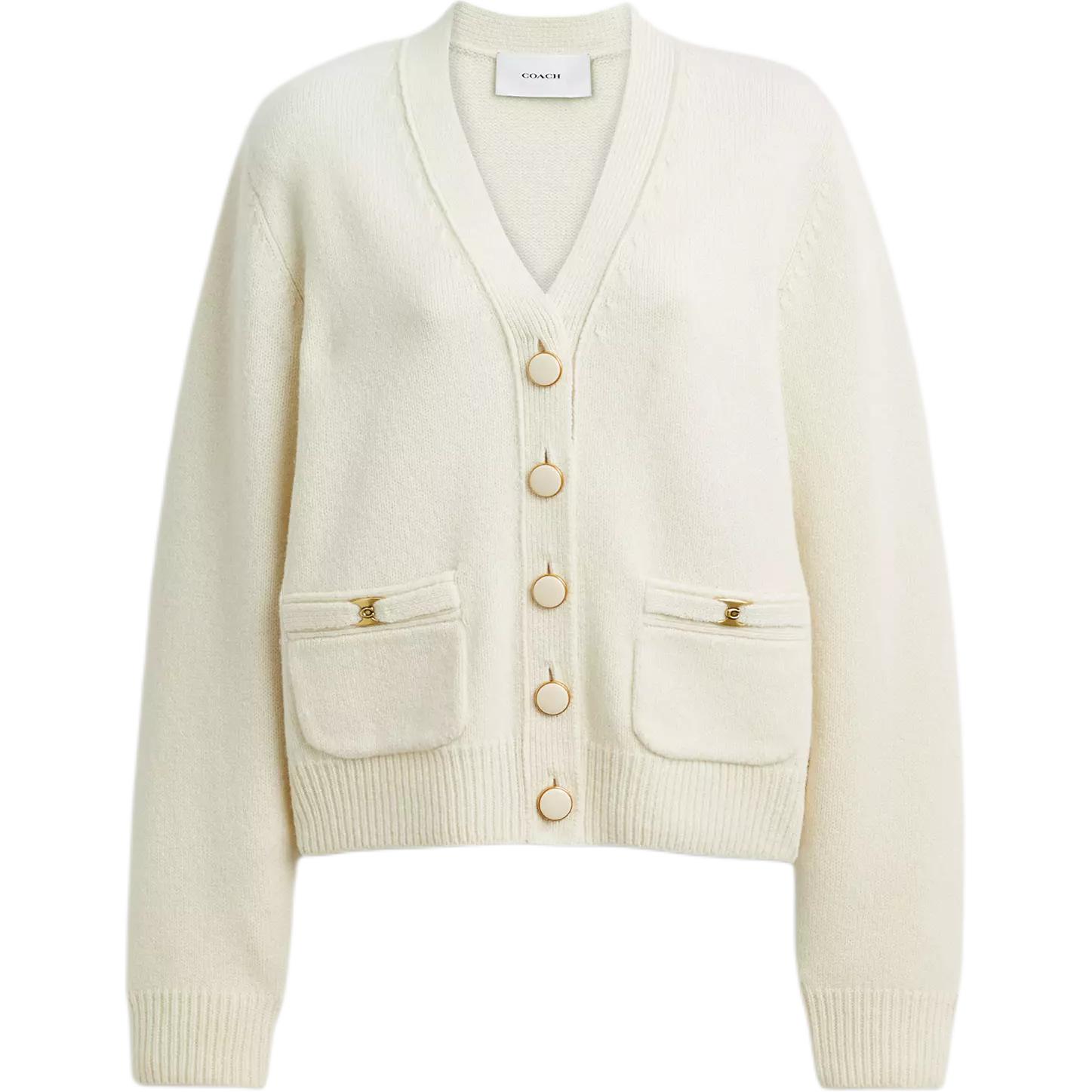 COACH Свитер Heritage женский белый
COACH Свитер Heritage женский белый