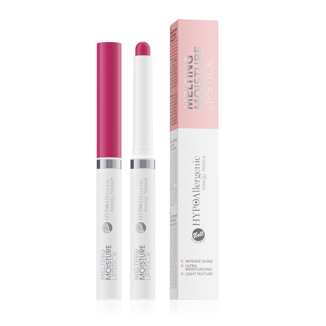 Помада для губ melting moisture lipstick Bell Hypo Allergenic, nr. 05 - raspberry, вес 1.5 гр.
Помада для губ melting moisture lipstick Bell Hypo Allergenic, nr. 05 - raspberry, вес 1.5 гр.