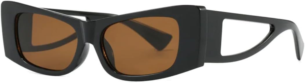 Ретро-солнцезащитные очки «кошачий глаз» для женщин, модные черные очки с защитой от УФ-излучения UV400, мужские трендовые очки с заклепками в стиле панк TVTBBVV, Black Tea
Ретро-солнцезащитные очки «кошачий глаз» для женщин, модные черные очки с защитой от УФ-излучения UV400, мужские трендовые очки с заклепками в стиле панк TVTBBVV, Black Tea